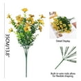 thumbnail image 2 of wtgtog 10-Pack Artificial Viola Flowers With Pinetree, lifelike decorative plants violet stems, low maintenance versatile for home decor weddings adding sophistication, 2 of 4