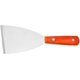 thumbnail image 1 of Espátula de acero inoxidable, espátula de metal, espátula giratoria para sartén de hierro fundido, espátula para parrilla de barbacoa con mango de madera, pala de ángulo medio, 1 of 4