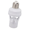thumbnail image 2 of Motion Sensor Light Socket PIR Motion E27 Screw Bulb Adapter Adjustable Auto On Off Night Light Control Garage Light for Basement, 2 of 22