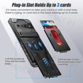 thumbnail image 2 of Card Wallet Case For Google Pixel 8 Pro Google Pixel 6A Google Pixel 6 Shockproof Detachable Stand Bumper Silicone Back Covers, 2 of 7
