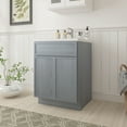 thumbnail image 2 of Vanity Art 24" W Birch Plywood Freestanding Single Base Storage Cabinet with Soft Close Doors, 2 of 9