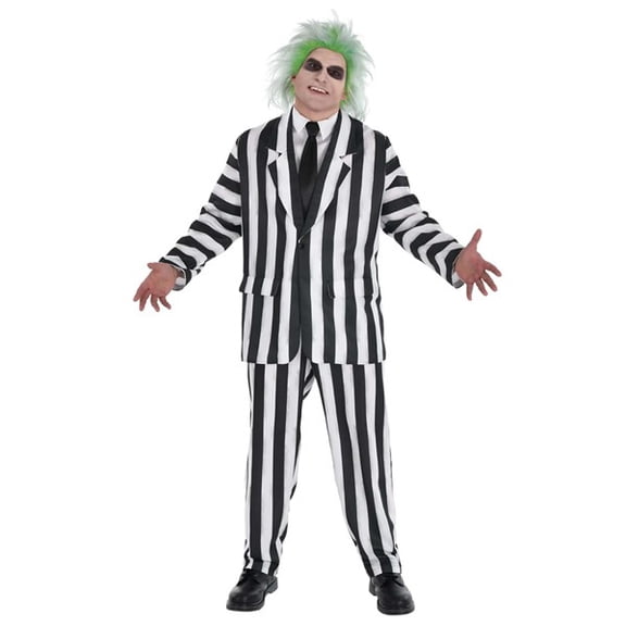Beetlejuice Suit Classic Men's Costume | Beetlejuice Costumes