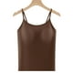 thumbnail image 1 of Ropa interior térmica para mujer, de moda, lisa, con cuello redondo, cojín en el pecho, camiseta térmica cálida de poliéster para mujer, cintura baja., 1 of 3