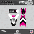 thumbnail image 2 of Kalair GFX Graphics Kit for Kawasaki KX100 UFO RESTYLE (2001-2013) Enigma Series, 2 of 5