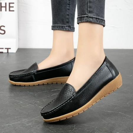 

Bxzhiri Women s Soft Bottom Non-slip Dance Shoes Round Head Flat Shoes Casual Shoes