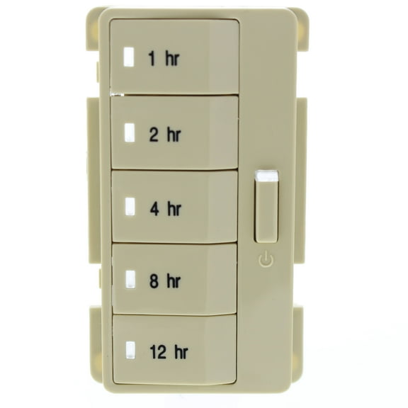 Cooper Wiring Devices PT1HK-V-P Face Plate Color Change Kit for Accell Timer (1,2,4,8,12), Ivory