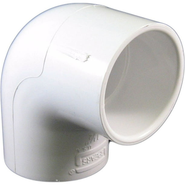 PVCL112 Schedule 40 PVC 90 Degree Elbow, 11/2 Inch