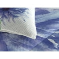 thumbnail image 3 of Ambesonne Nature Quilted Coverlet 3 Pcs, Earth Cornflower, King Size, Navy Blue White, 3 of 4