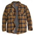 thumbnail image 6 of Venado Men's Thermal Lined Flannel Shirt Jacket with Snap Front Closure - Outdoor Button Up (Rustic, 2XL), 6 of 6
