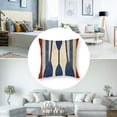 thumbnail image 5 of nygtbtfer Lake House Decor Throw Pillow Covers for Sofa, Rustic Farmhouse Old Barn Door Pillow Covers, Blue Lake Paddle Decor Cushion Covers, Vintage Cabin Lodge Decorative Pillow Covers White, 5 of 7