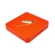 thumbnail image 5 of Caja de pesca con mosca, contenedor de señuelos, soporte, 16 ranuras, caja de aparejos para pesca con mosca. naranja, 5 of 9