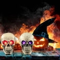 thumbnail image 4 of Esqueleto Brillante, Decoración De Halloween, Adornos De Esqueleto De Resina Brillante De Terror Para Alféizar De Ventana De Jardín matsuzay HA043939-01, 4 of 6