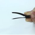 thumbnail image 3 of Mini Skater Paquete de 100 cepillos microaplicadores dentales de 2,5 mm de diámetro de cabeza, cepillos ultrafinos flexibles para extensiones de pestañas, uso oral, maquillaje de cuidado personal (azu, 3 of 3
