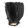 thumbnail image 2 of PU Leather Thickened Glove, Toughness Baseball Glove, Black For Softball Players Children Teenager Adult Baseball Games Baseball Training, 2 of 8