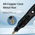 thumbnail image 5 of Cordless Rotary Tool Pen, 8000-16000 RPM Variable Speed Mini Engraving Pen with 22 Accessories, USB Rechargeable Electric Carving Tool for Wood Metal Jewelry Polishing Sanding DIY Crafts, 5 of 7