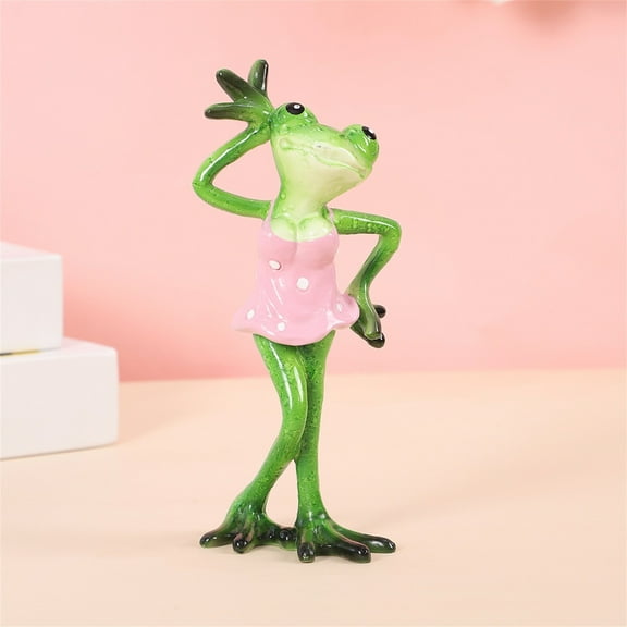 Valentine Table Decor Indoor Table Frog Figurines Funny Resin Statue Tabletop Sign Table Centerpieces Desktop Home Romantic Wedding Farmhouse Valentines Decor Valentines Day Gift for Him Her