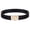 D, variant on Kids Girls Belts Adjustable Elastic Belts with Heart Buckle Fashion Versatile Skinny Waistband One Size