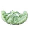 thumbnail image 3 of Blmnix Tulle Skirts Womens Skirt Full Lace Dresses Green Mini Knee Length Skirts for Women,M, 3 of 4