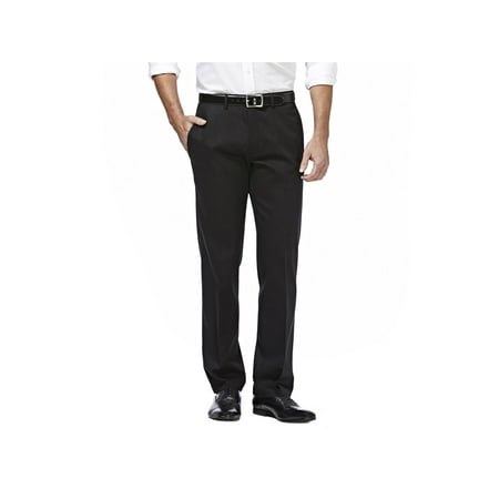 Haggar Men's Premium No Iron Khaki Flat Front Pant Straight Fit (Best No Iron Khaki Pants)