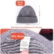 thumbnail image 5 of Gorro de pescador corto de punto de lana Sinhoon para hombre y mujer, gorro cálido de invierno (gris), 5 of 8