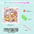 thumbnail image 3 of Wide-eyed Duckling Diamond Art Painting Kit, 3 of 7