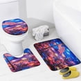 thumbnail image 4 of Independence Day Of The United States Flag Bathroom Sets with Shower Curtain And Rugs, Incl with 12 Hooks，Toilet Lid Oval Rug, 4 of 8