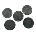 thumbnail image 4 of HILABEE 5 Pieces 1/64 Manhole Cover Models for Hobbyists Diorama Layout Display Prop Styled A, 4 of 9