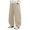 Khaki, variant on CPNG Girls and Boys Sweatpants Solid Color Elastic High Waist Wide Leg Sweat Pants Soft Daily Wear Casual Baggy Streetwear Pants