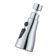 thumbnail image 1 of Grifo de cocina abatible de estilo elegante y pulido con acabado cromado de plástico ABS, cabezal rociador de 3 funciones para una limpieza personalizable, aireador de grifo extraíble para un fácil, 1 of 1