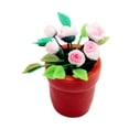 thumbnail image 1 of HILABEE 1:6 1:12 Échelle Maison de Poupée en Pot Fleurs Fée Jardin Décor Classique Enfant Jouet Résine Fleurs Roses, 1 of 9