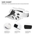 thumbnail image 3 of Daiia Family Of Sea Turtles Pattern Sport Sun Visor Hats Visor Cap Adjustable Empty Top Baseball Cap Cotton Ball Caps for Women and Men, 3 of 7
