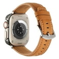 thumbnail image 2 of GadgetCom Replacement Band Compatible With Apple Watch Series 10 42mm , Genuine Leather Strap Bracelet, 2 of 3