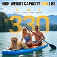 thumbnail image 6 of Naipo 10FT Inflatable Paddle Board 30in Wide Design Stand Up Paddle Board with Paddle Accessories for Family Beginners Youth Blue Yellow, 6 of 12