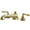 Polished Brass, variant on Kingston Brass KS4301HL Metropolitan Two-Handle Deck Mount Roman Tub Faucet, Polished Chrome
