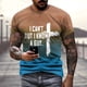 thumbnail image 2 of Playeras Deportivas Para Hombre, Camiseta Deportiva Holgada De Manga Corta De Color Liso A La Moda Para Hombre, 2 of 6