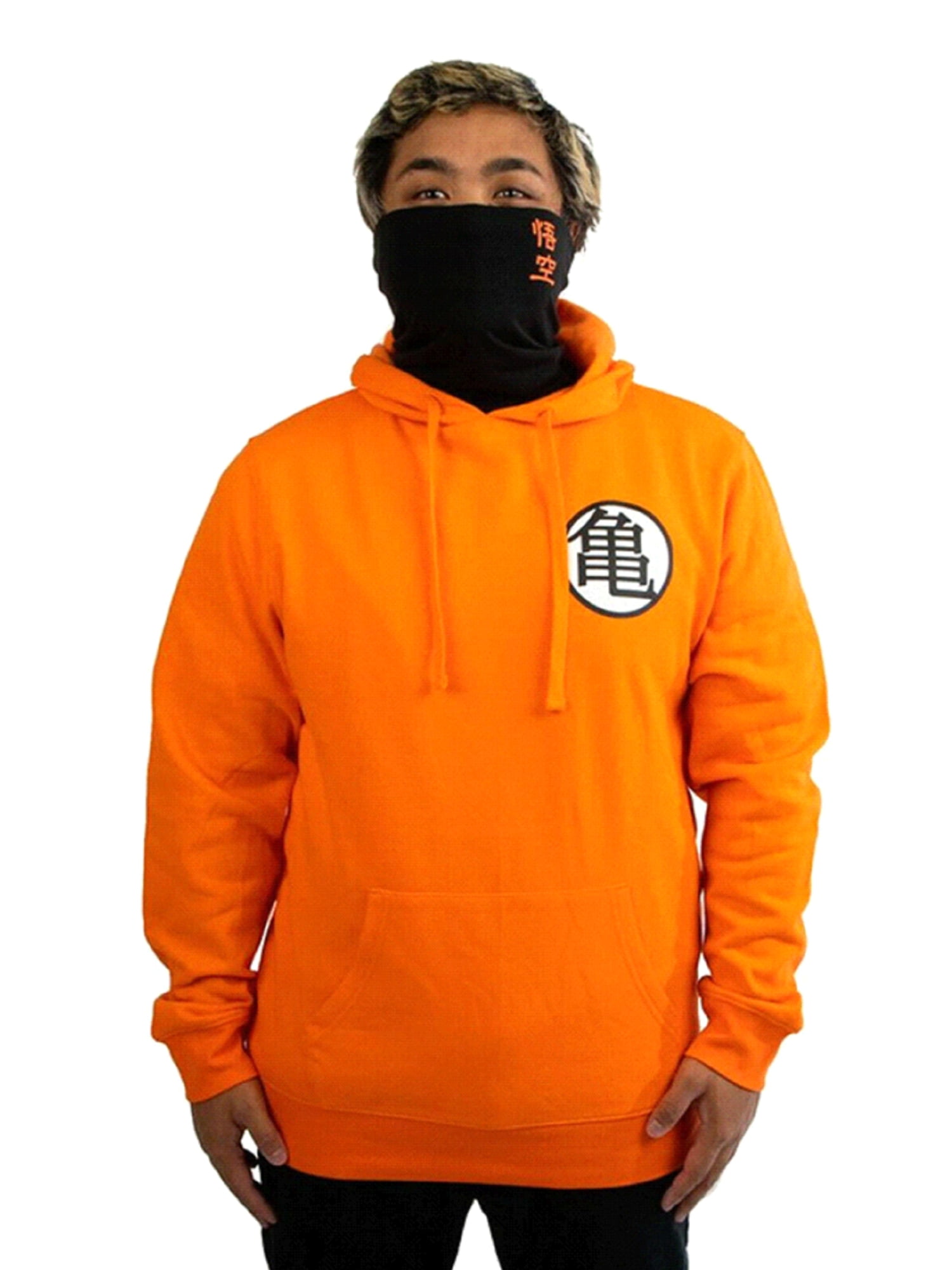 Dragon Ball Z Hoodie with Gaiter Men's Sweatshirt Size: - Walmart.com