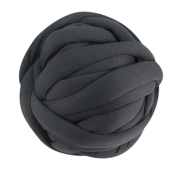 Chunky Yarn Arm Knitting Yarn, Super Bulky Giant Wool Yarn, DIY Knitting Yarn for Arm Mat, Pet Bed and Bed Fence, Crocheting Gray