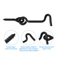 thumbnail image 3 of Gancho de cabina Uxcell para puerta de ventana de madera 2" 5pcs, 3 of 6