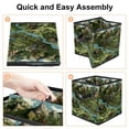 thumbnail image 4 of Map section Collapsible Cube Organizer Storage Bin with Handle, 10.8"x10.5"x10.6", Large Capacity for Clothes Storage, 4 of 6