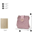thumbnail image 3 of MKF Collection Wrigley M Signature Women Crossbody Bag Mia K - Red, 3 of 6