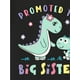 thumbnail image 4 of Camiseta de algodón con estampado de dinosaurio "Big Sister" para niña: bonita y cómoda camiseta de manga corta con cuello redondo, el regalo perfecto para el verano., 4 of 7
