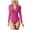 Hot Pink, variant on ICHUANYI New Fashion Womens Long Sleeve Solid Comfortable Breathable Round Neck Jumpsuit Trending 2024