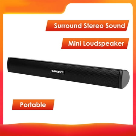 Mini Speaker USB Lautsprecher Laptop Subwoofer Stereo Soundbar Loudspeaker for Noteook PC Computer