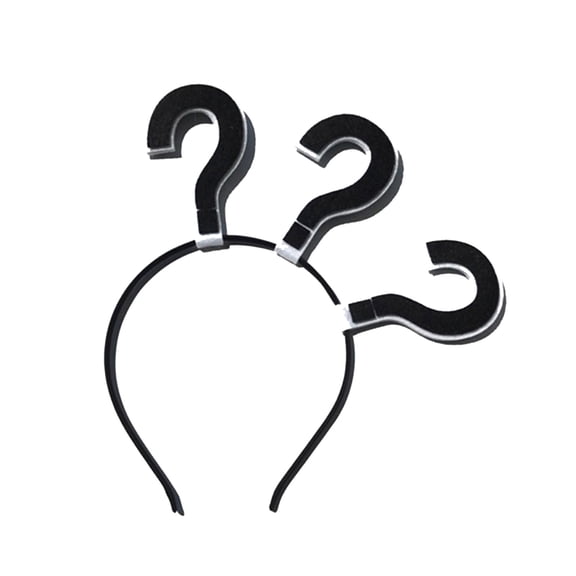 COOLHOOD Exclamation Mark Hairbands Photo Props Eye-catching Headband Party Headpiece Fun Headband for Music Festival