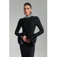thumbnail image 2 of Vestido Bellabarnetten Virginie Diamante Bandage Maxi, 2 of 6