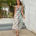 thumbnail image 5 of Mermaid Fish Scales Sleeveless Dress Woman Fashion Long Dresses Women's Summer Suit Dress 2025, 5 of 7