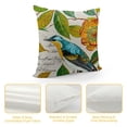 thumbnail image 4 of Qinduosi Bird and Flower Pattern Decorative Soft Throw Pillow Case Cushion Covers inches Pack of  (Bird), 4 of 5