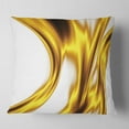 thumbnail image 2 of Designart Bright Gold Texture Pattern - Abstract Throw Pillow - 16x16, 2 of 5