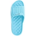 thumbnail image 6 of Vertico Girls Light Blue Pool Shower Sandal Slide, 6 of 7