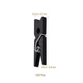 thumbnail image 2 of LEEYNEER 100 Mini Wooden Craft Clothespins  0.9” Photo Clips  Black, 2 of 9